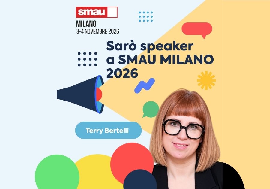 Speaker-smau-milano--terry-bertelli Sarò speaker a SMAU Milano 2026 con un intervento dedicato a un tema che sta cambiando profondamente il modo in cui lavoriamo nel Social Media Marketing: l’intelligenza artificiale agentica applicata alla costruzione delle strategie social.
