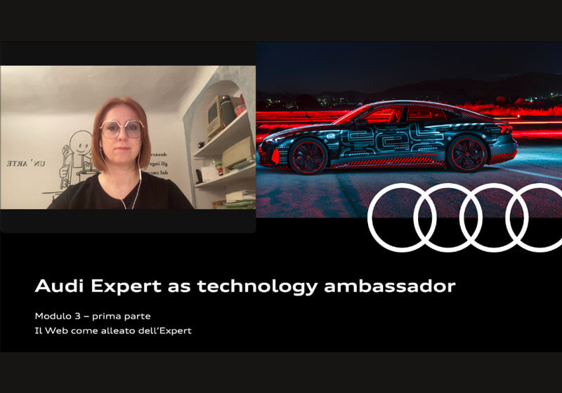 Terry-bertelli-social-media-specialist-eventi-audi-interna In qualità di formatore per Praxi spa, specializzato in Social Media Marketing ho avuto l’opportunità di essere il trainer per il corso Audi Italia dedicato agli Audi Expert