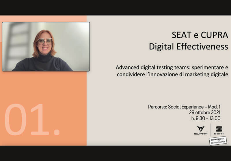 Terry-bertelli-social-media-specialist-eventi-seat-cupra-marketing-avanzato-interna In qualità di formatore per Praxi spa, specializzato in Social Media Marketing ho avuto l’opportunità di essere il trainer per Seat e Cupra Italia