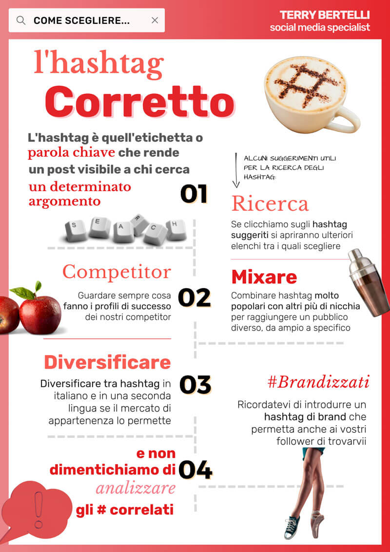 Partiamo dalle basi: l'hashtag è quell'etichetta o parola chiave che rende un post visibile a chi cerca un determinato argomento.