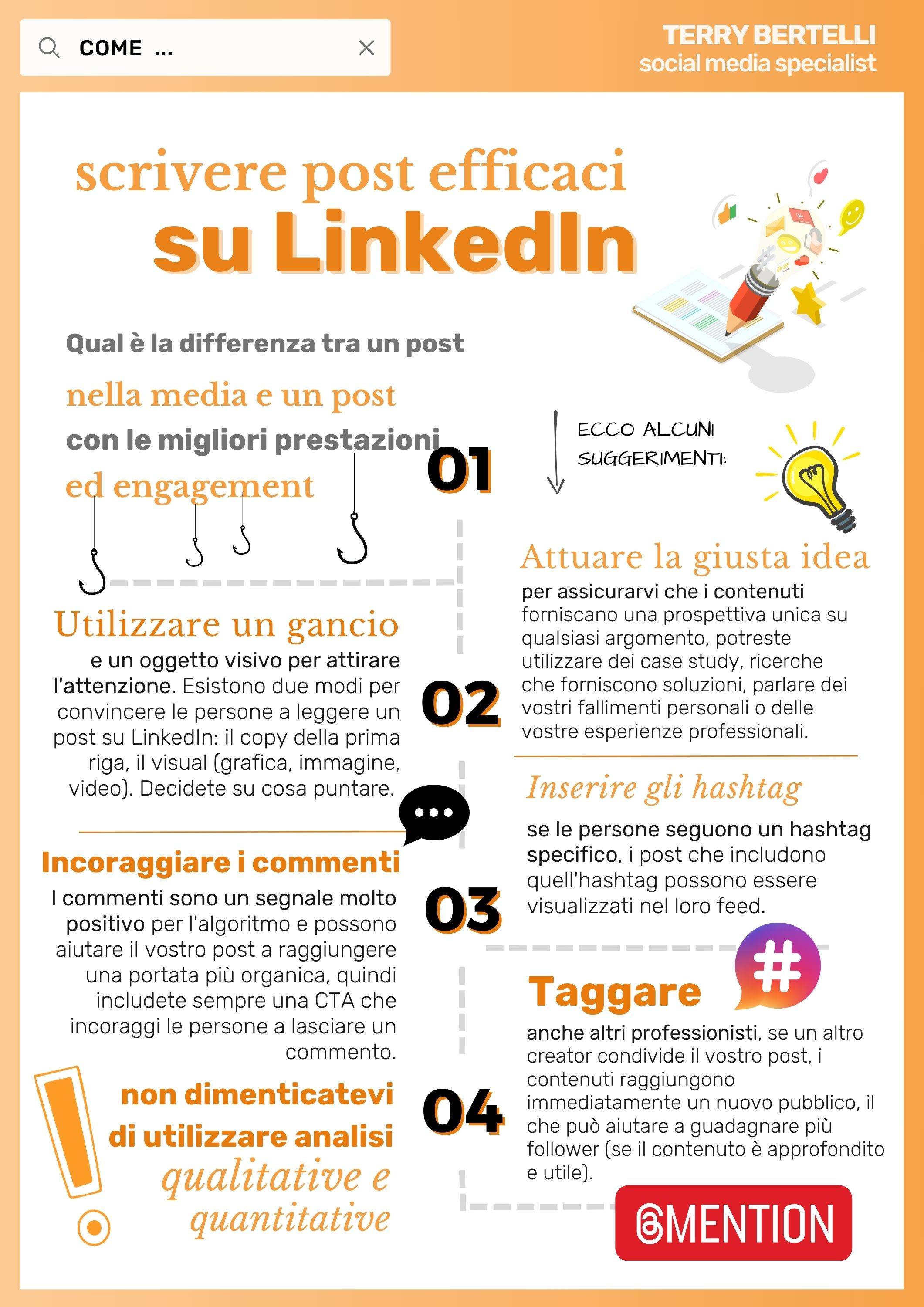 Qual è la differenza tra un post LinkedIn nella media e un post LinkedIn con le migliori prestazioni ed engagement rate alto?