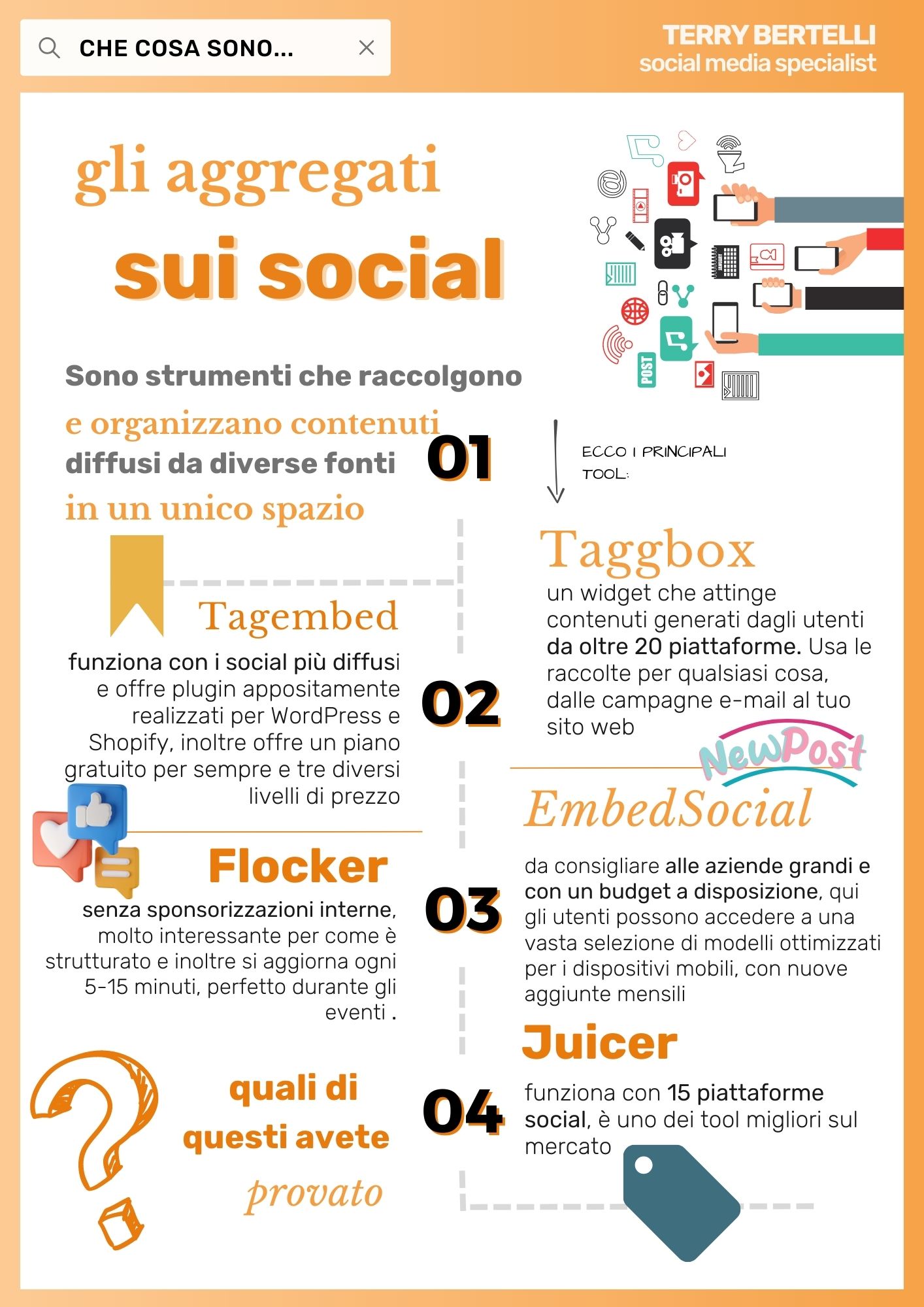 Gli aggregatori di social media sono tool che raccolgono e organizzano i post sulle piattaforme social, questo consente agli esperti di marketing di raccogliere contenuti di alta qualità