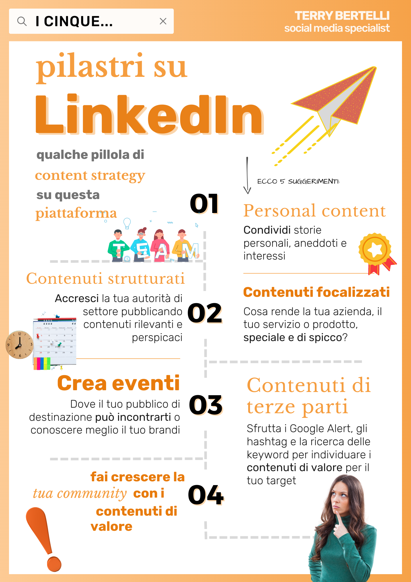 Iniziamo con qualche pillola di content strategy su questa piattaforma