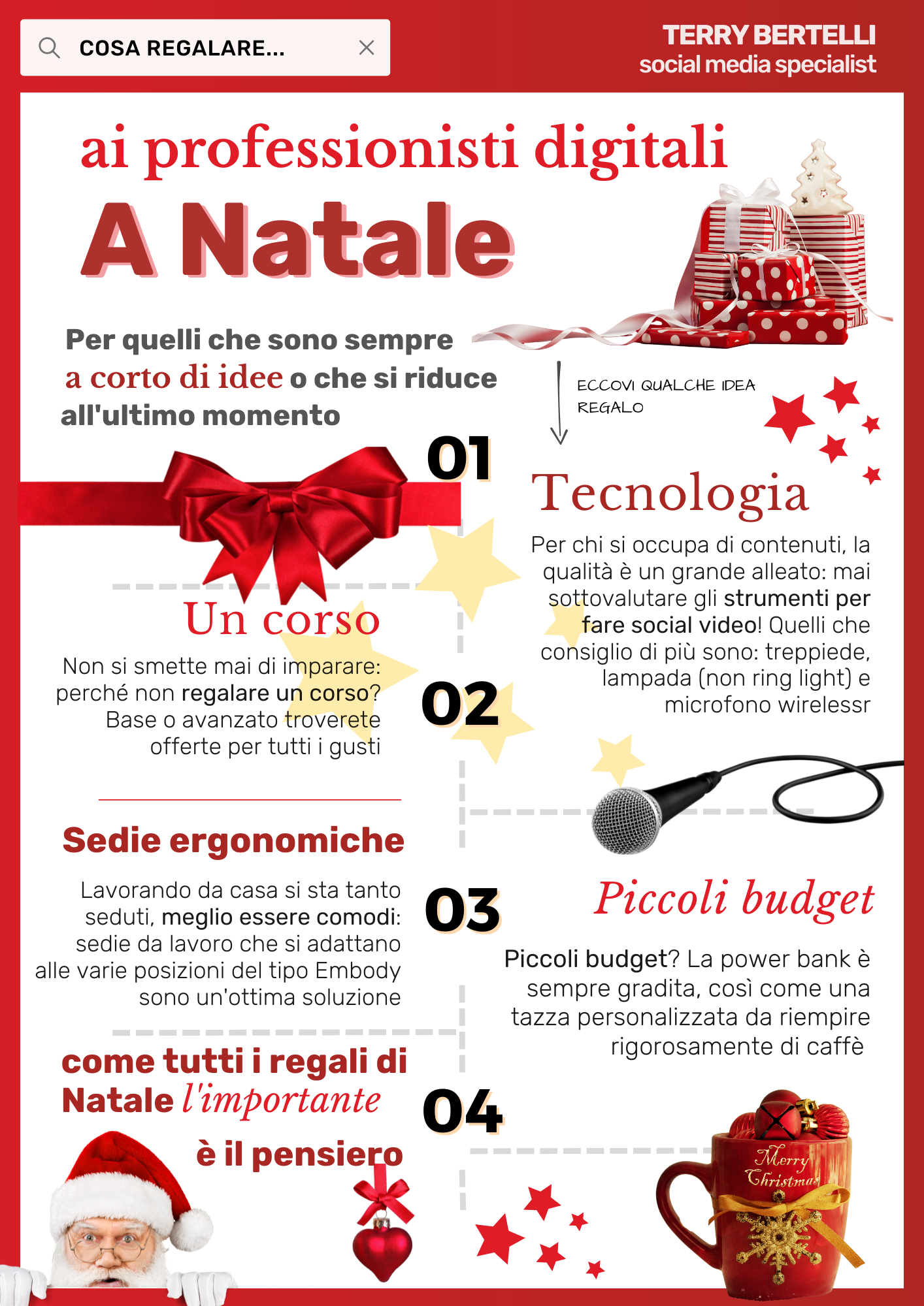 Chi acquista regali di Natale si divide in due categorie: quelli che hanno una lista e hanno già risolto tutto a novembre, quelli sempre a corto d'idee che si ridurranno all'ultimo