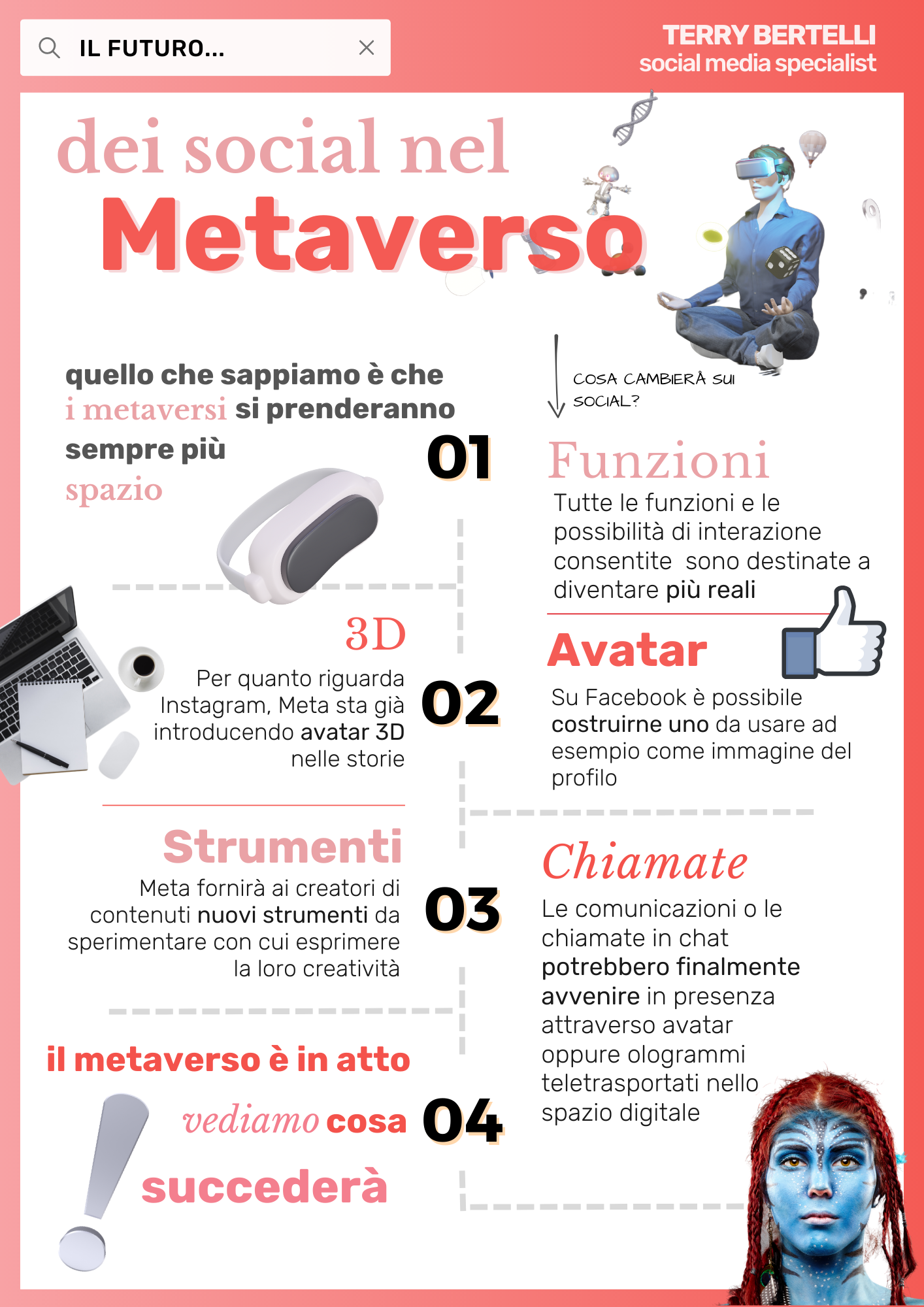 Settimana scorsa ho scritto dellte tendenze social 2023 che secondo me avranno più impatto quest'anno, senza includere il metaverso perché qui va fatto un discorso a parte.