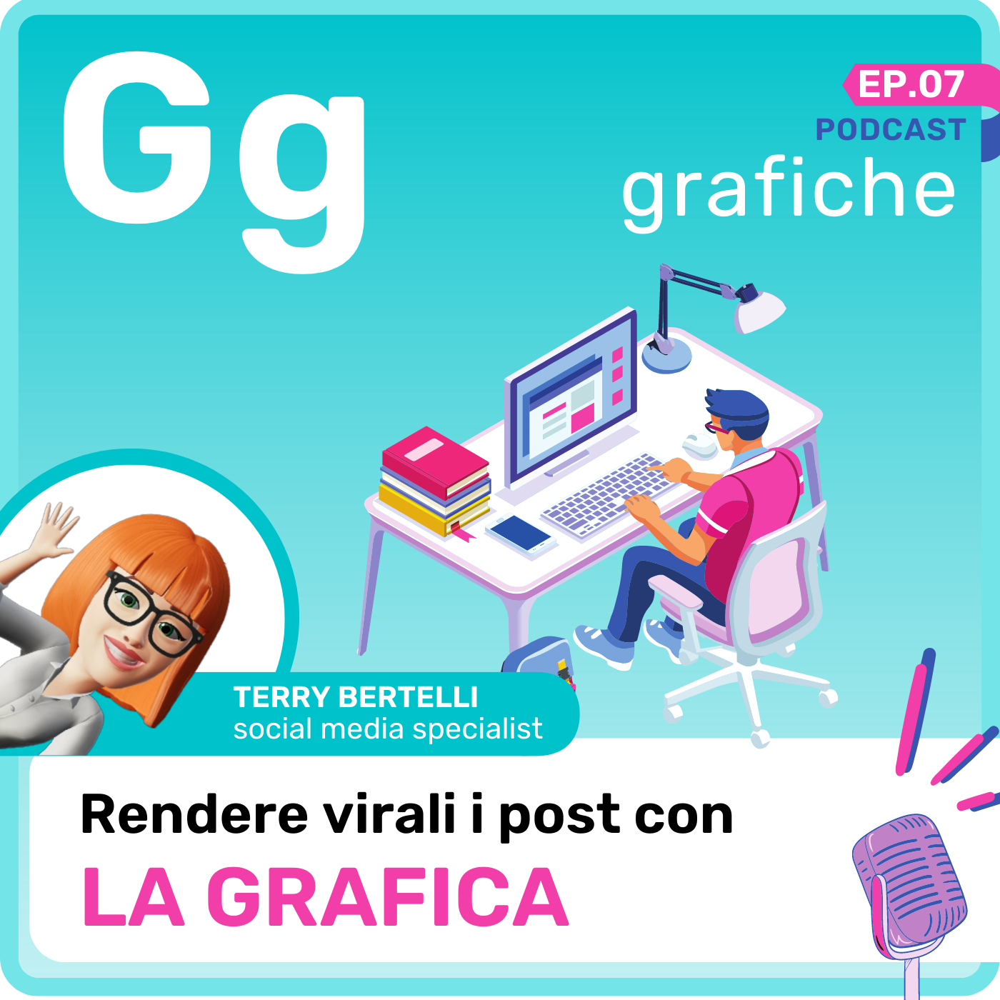 Oggi parliamo della G di grafiche, la prima leva virale sui social media. episodio 7 - g come grafiche