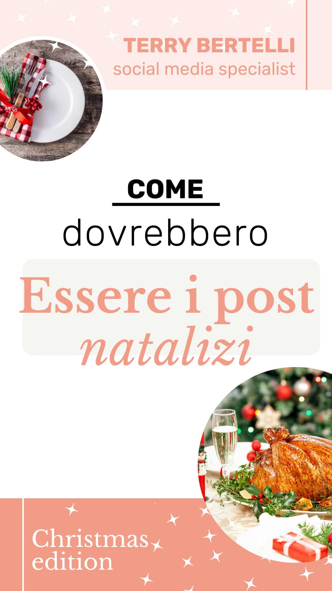come dovrebbero essere i post natalizi