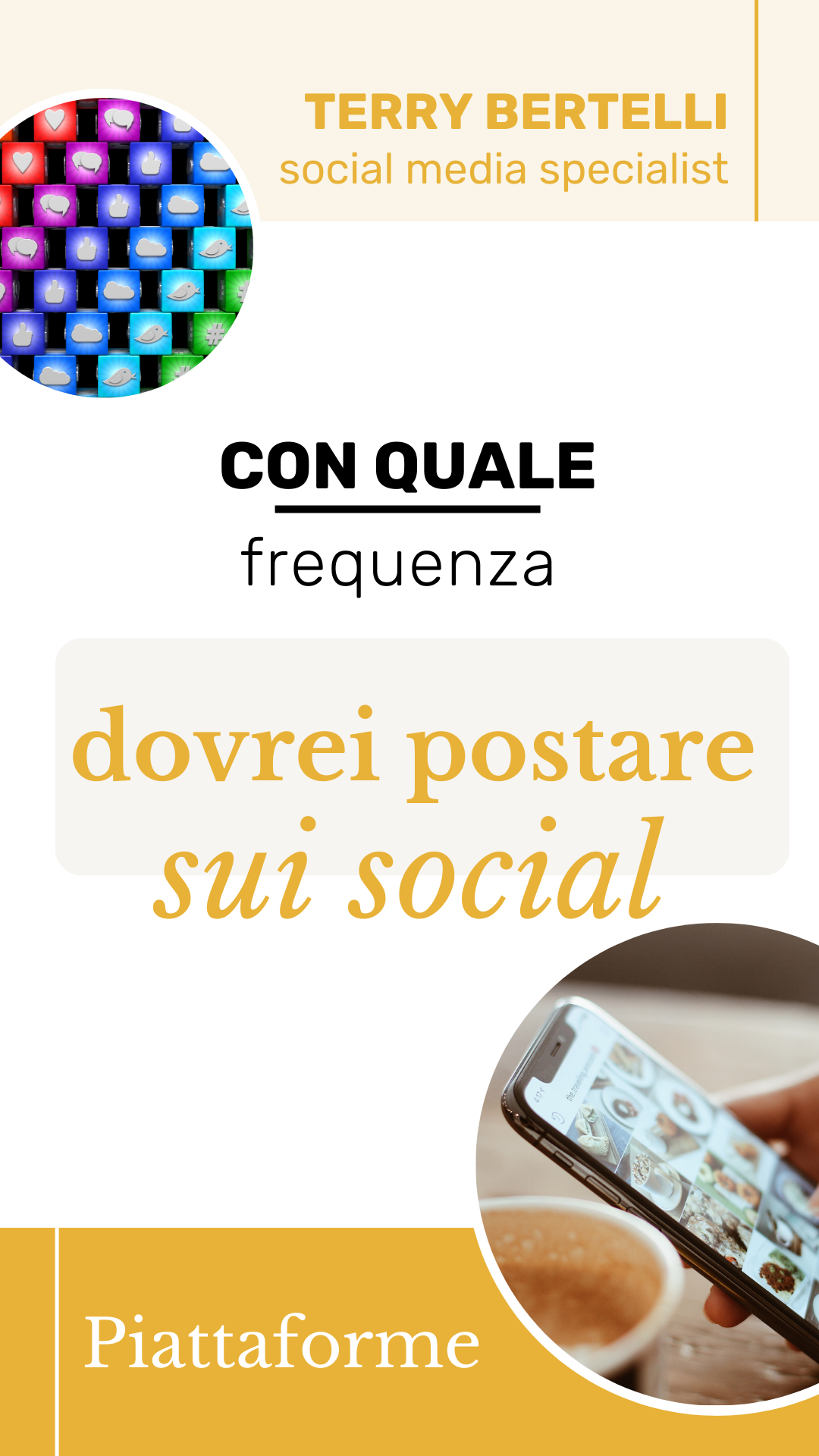 con quale frequenza dovrei postare sui miei canali social