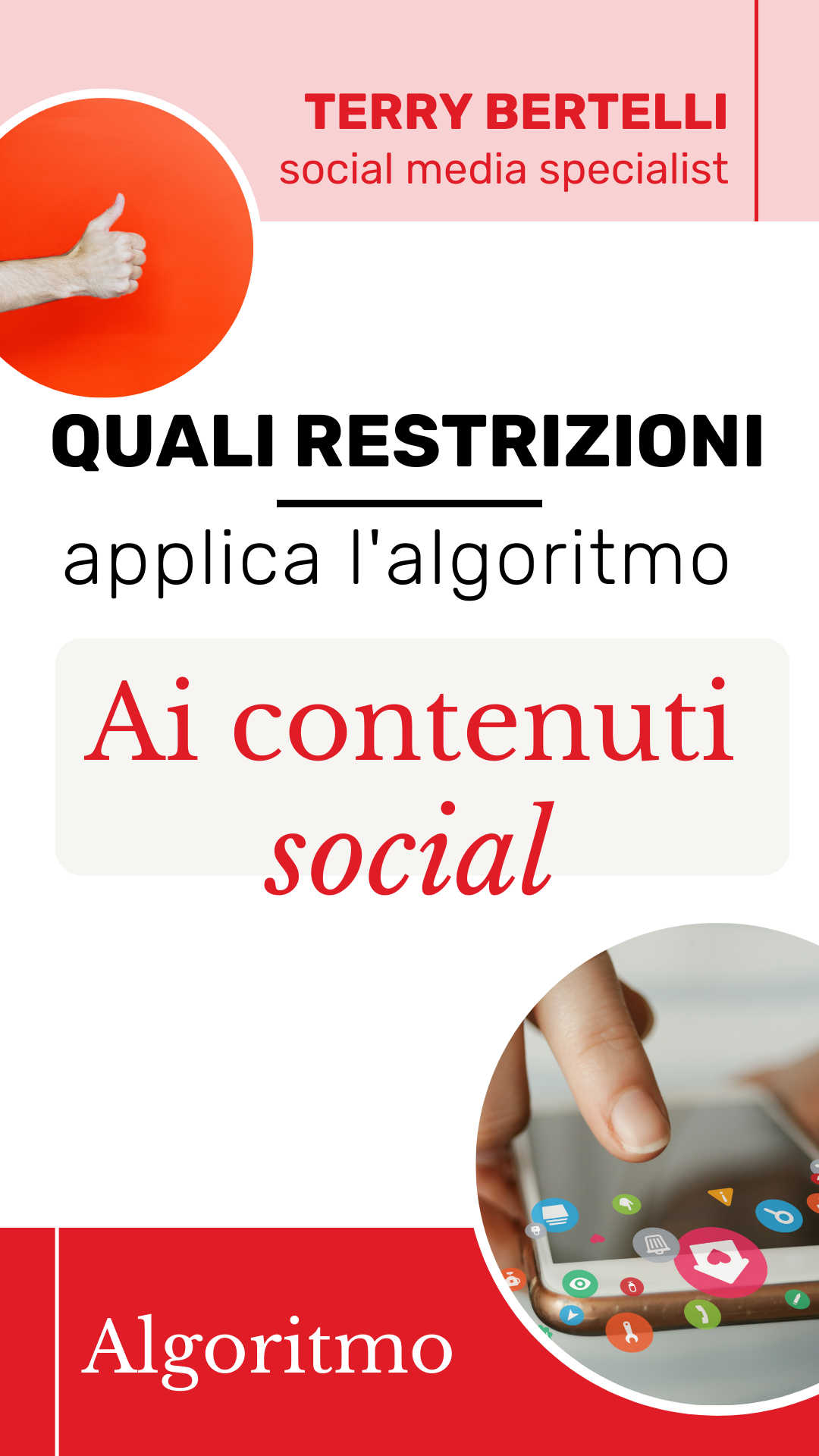 quali restrizioni applica l algoritmo ai contenuti social