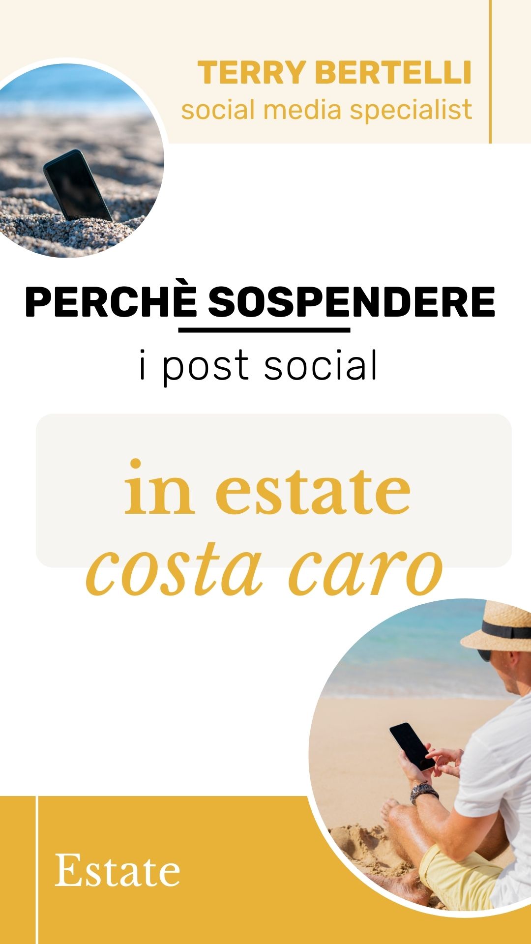 sospendere le pubblicazioni social in estate costa caro