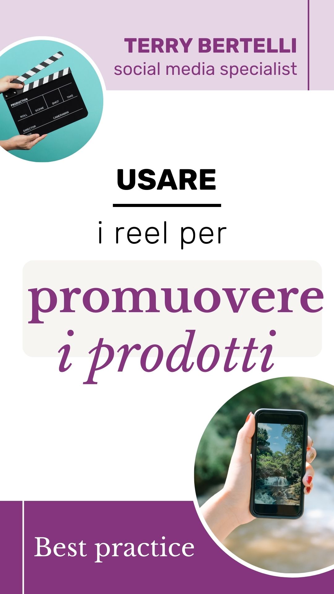 usare i reel per primuovere i prodotti
