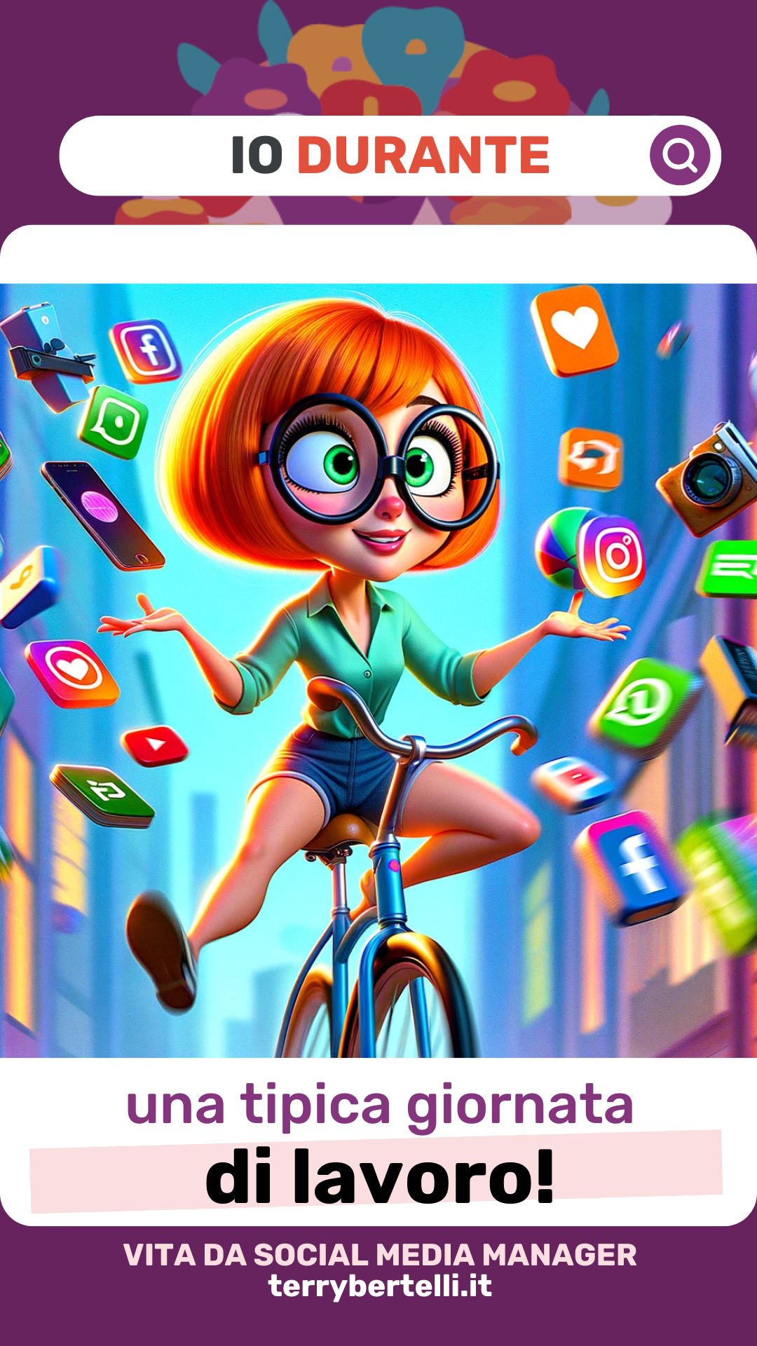 -terry-bertelli-vita-da-social-media-manager-meme-tipica-giornata-di-lavoro Essere un Social Media Manager significa essere dei veri e propri acrobati del multitasking.