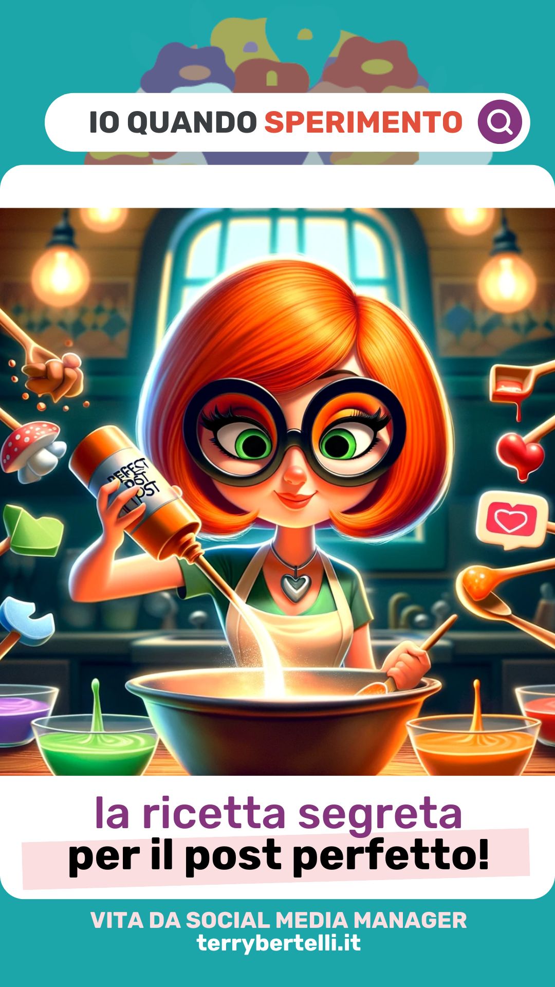 -terry-bertelli-vita-da-social-media-manager-meme-post-perfetto Essere un Social Media Manager è come essere uno chef in cucina digitale, costantemente impegnati a mescolare ingredienti per creare il post perfetto.