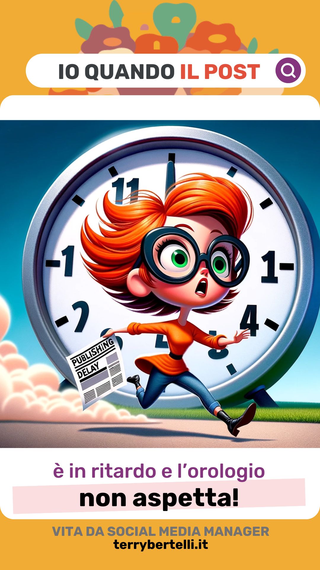 Essere un social media manager significa affrontare il tempo come un avversario implacabile.  È una corsa dove ogni secondo conta. Dobbiamo essere puntuali e precisi nel programmare e pubblicare i contenuti, ma talvolta sembra che l'orologio stia correndo